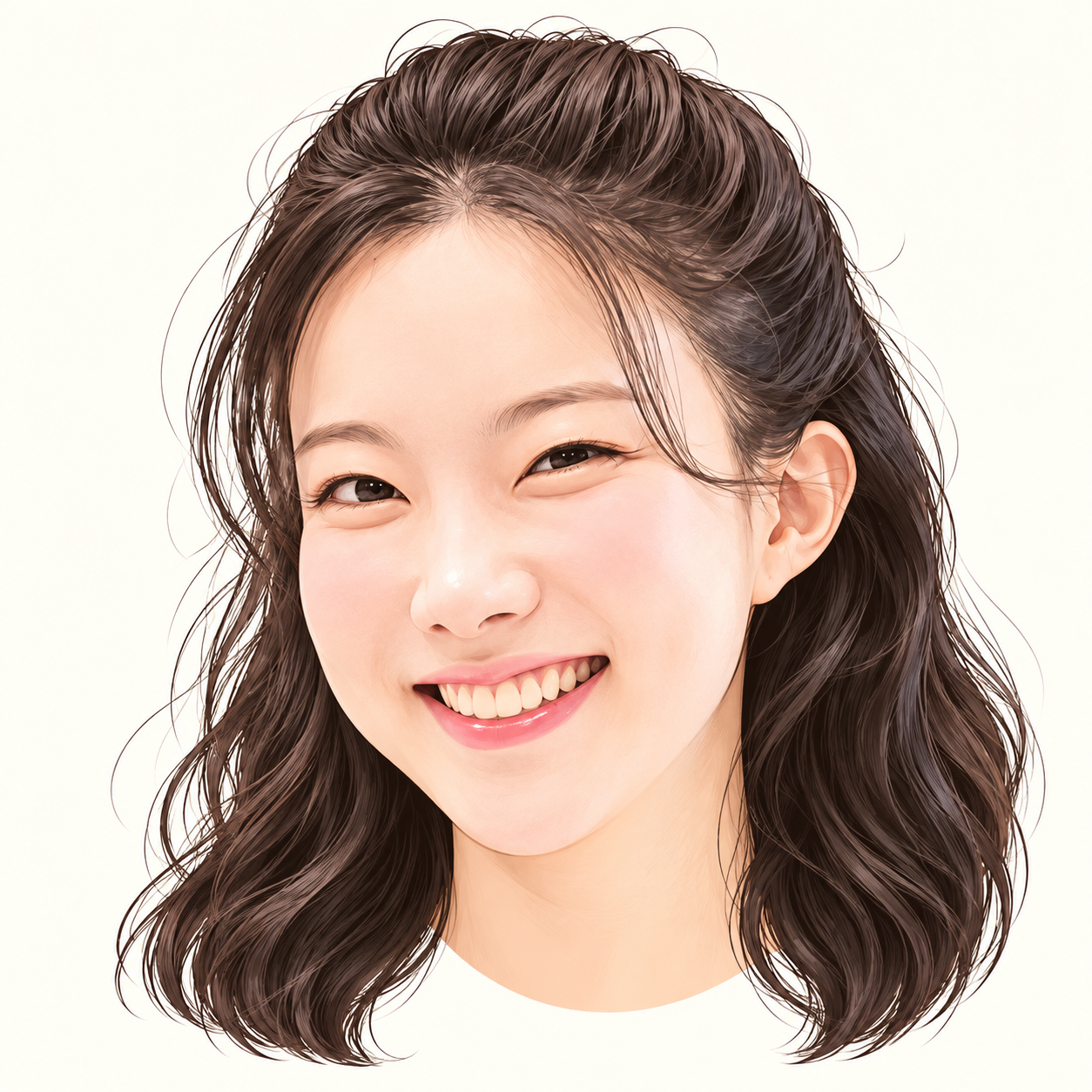 김나희의 만화 얼굴