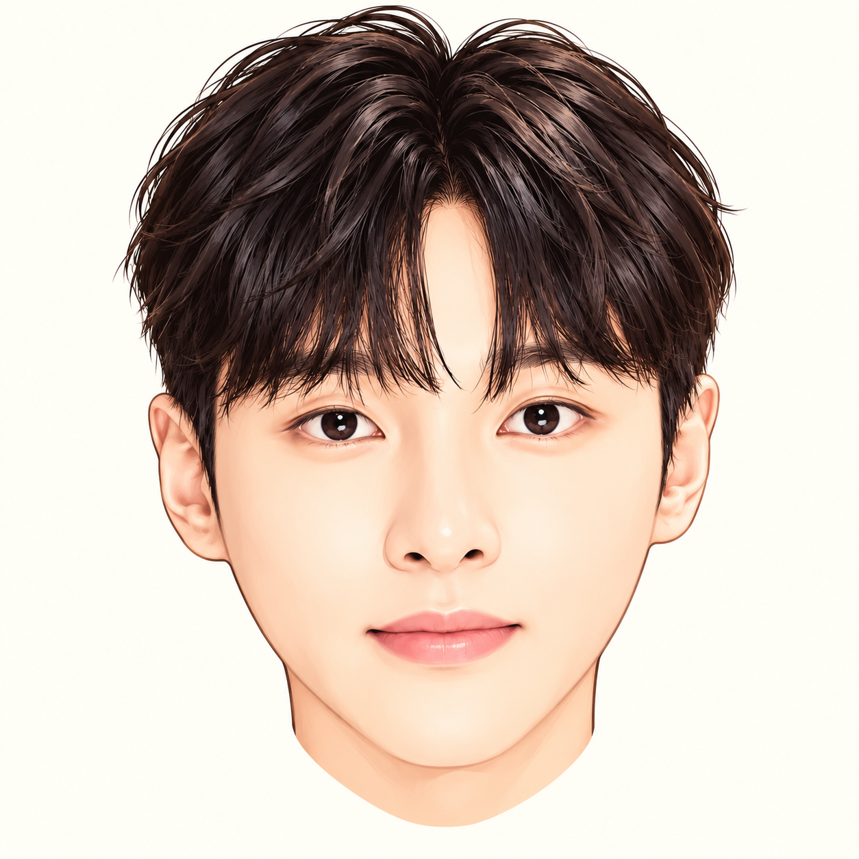성리의 만화 얼굴