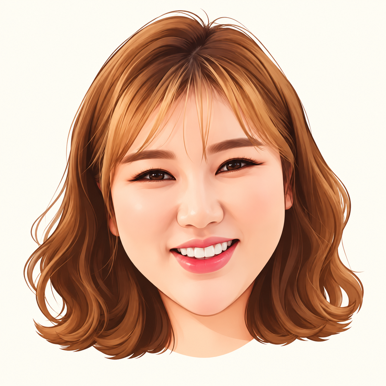 송가인의 만화 얼굴