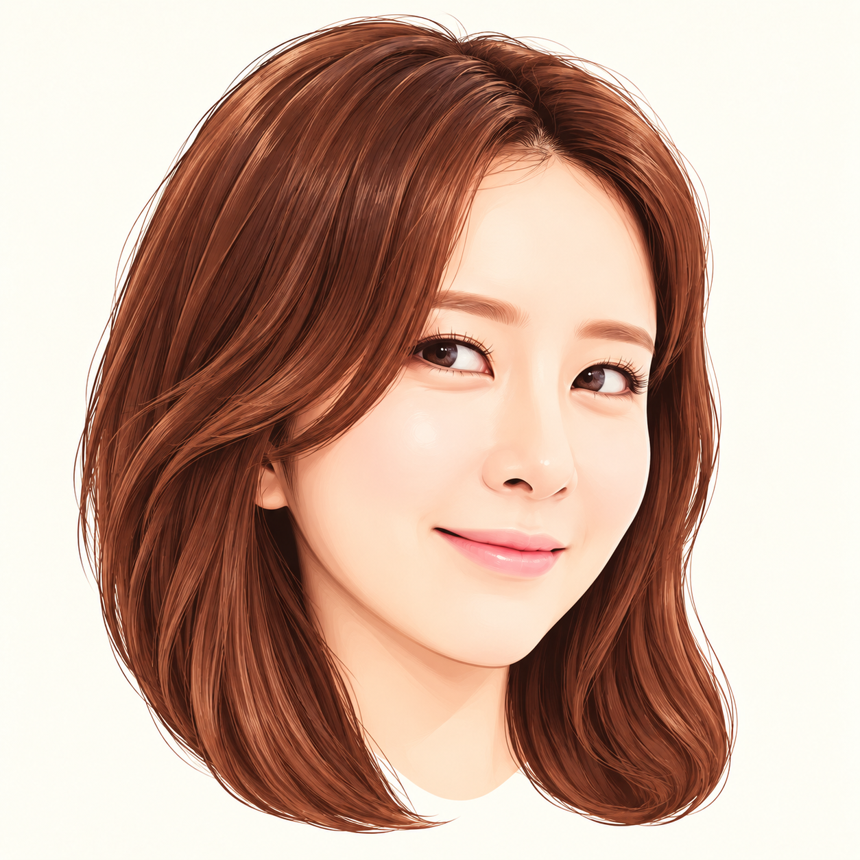 은가은의 만화 얼굴