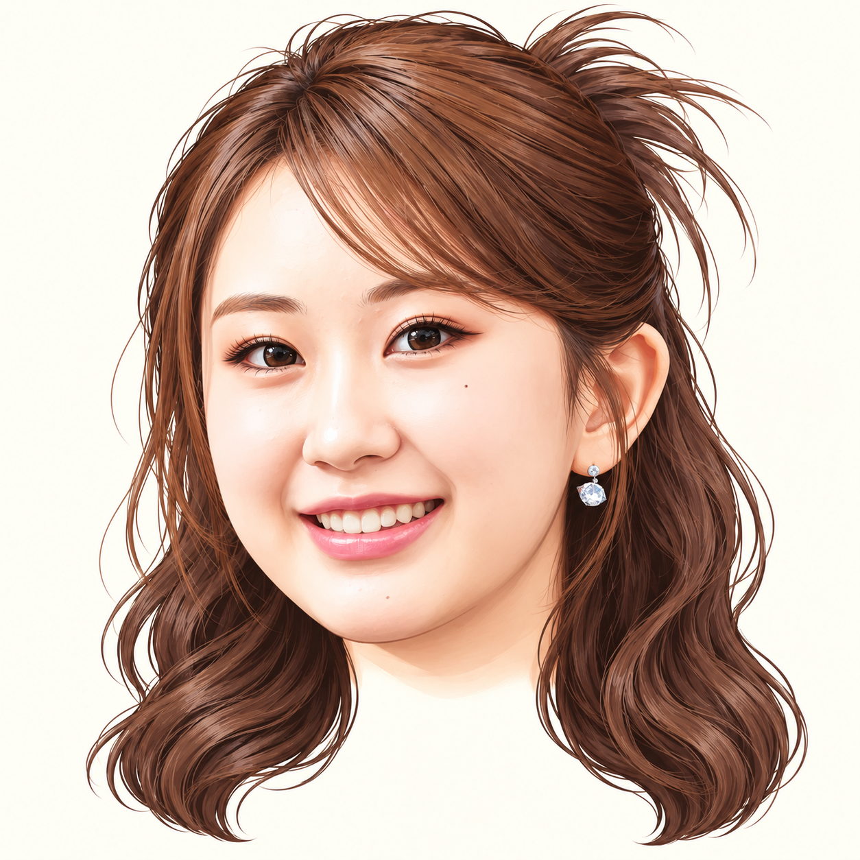 전유진의 만화 얼굴